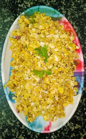நாட்டுக்கோழி முட்டை பொறியல்(5eggs)